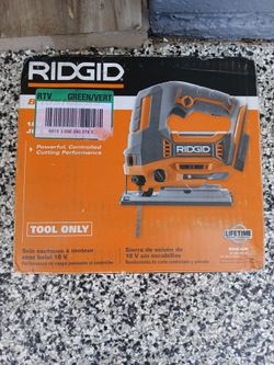 Jigsaw Ridgid 18v tool only
