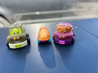 Mini pull back vehicles set of 3