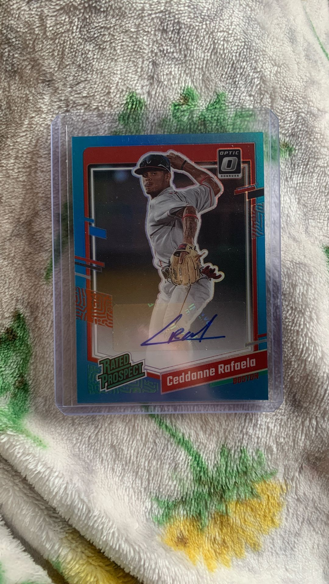 Ceddanne Rafaela Autographed MLB Trading Card