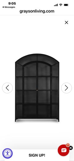 Four Hands Belmont Wide Metal Cabinet