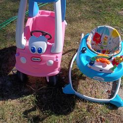 Toddler Car And Baby Walker