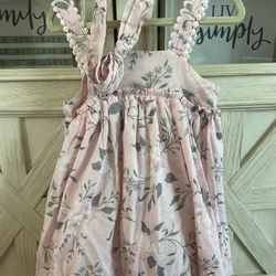 Pretty Dress & Matching Head Band 24 MO