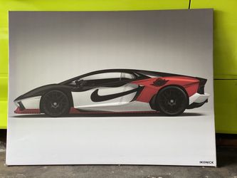 Lambo shoe art