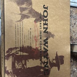 John Wayne Cast Iron Skillet