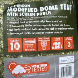 10 Person Tent And Queen Bed Combo