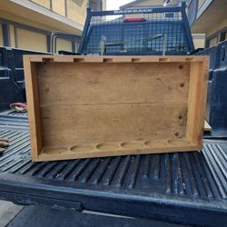 Wooden wine crate
