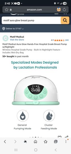 Breast pump with 400 free bags