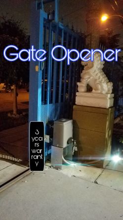 Gate Opener New . Motor Para Puerta Nuevo .