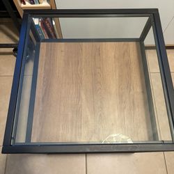 Glass Top Side Table