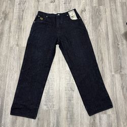 Paperwork Dark Denim Cheese Dollar Bills Men’s Size 38 Jeans.