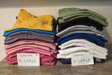 EXTRA LARGE LADIES Blank Bulk Tshirt Lot