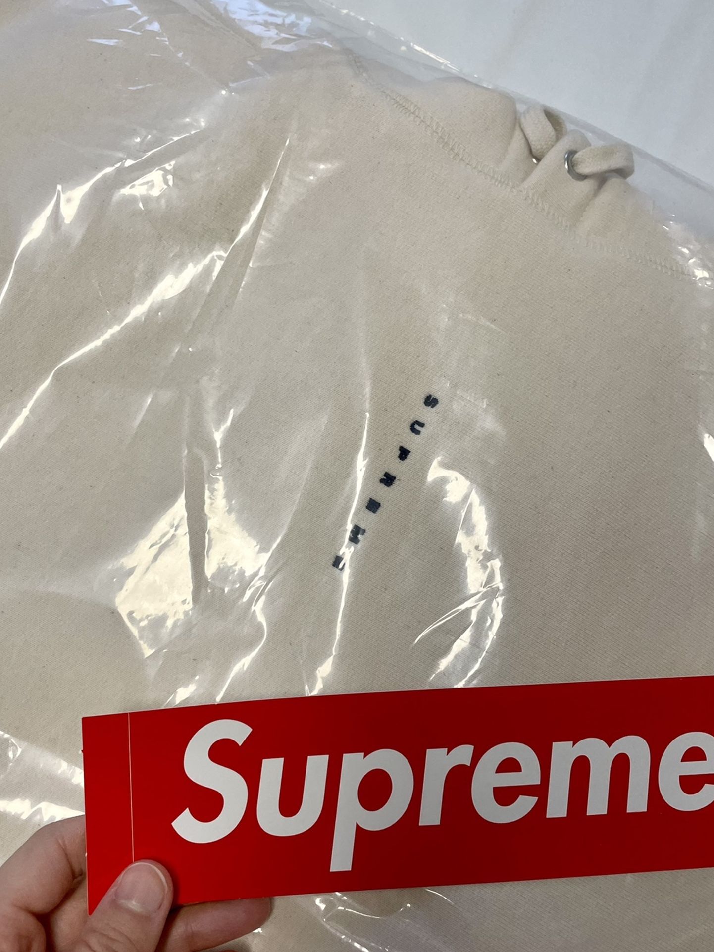 Supreme Micro Logo Hooded Sweatshirt (Large)