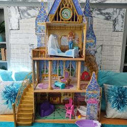 Disney Cinderella's Castle With Barbie Doll