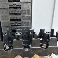Black Plastic Coca Cola 2 Liter 8pk Trays And Flats