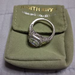 Judith Ripka CZ 925Sterling ring