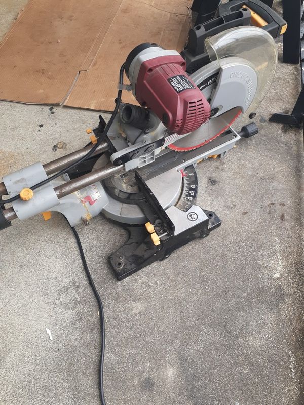 Miter saw Chicago Electric power tools 12inch double bevel sliding