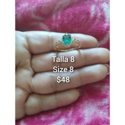 925 Sterling Silver Women's Ring/Anillo De Plata 925 Para Dama