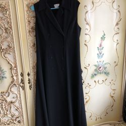 Due Per Due Vesta Black Dress size 14