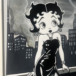 Hand painted canvas art 16 X 20