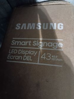 Samsung Signage 43" display