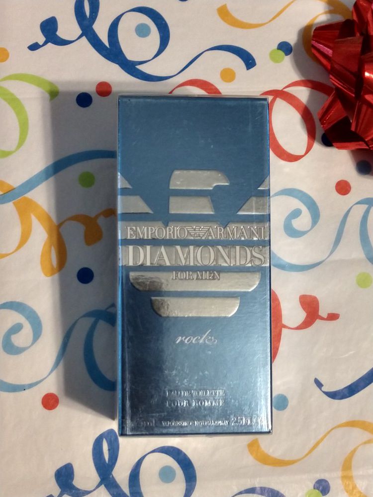 FIRM $65.00 " EMPORIO ARMANI DIAMONDS ROCKS", 2.5oz Cologne, by Giorgio Armani for Men