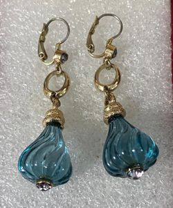 Aretes Gold Filled Piedras Joyería Antigua 