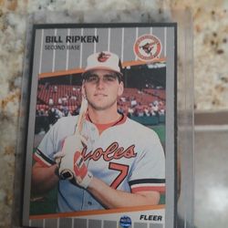 The Infamous Billy Ripken Error Card From 89