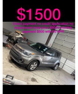 2020 Kia no credit application