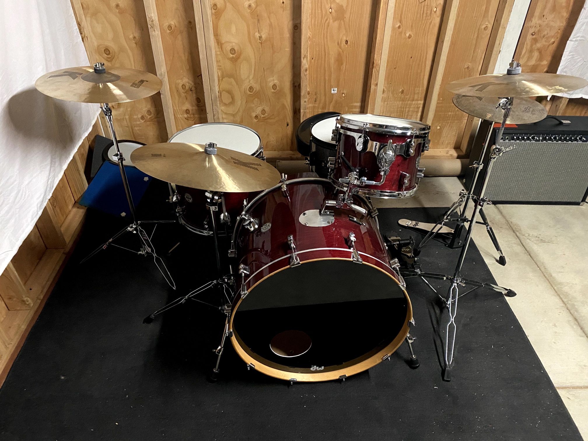 Complete Drum Set PDP DW Concept maple 