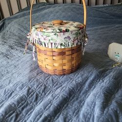 Longaberger Basket With Lid