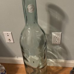 Tall Glass Vase Hand Made