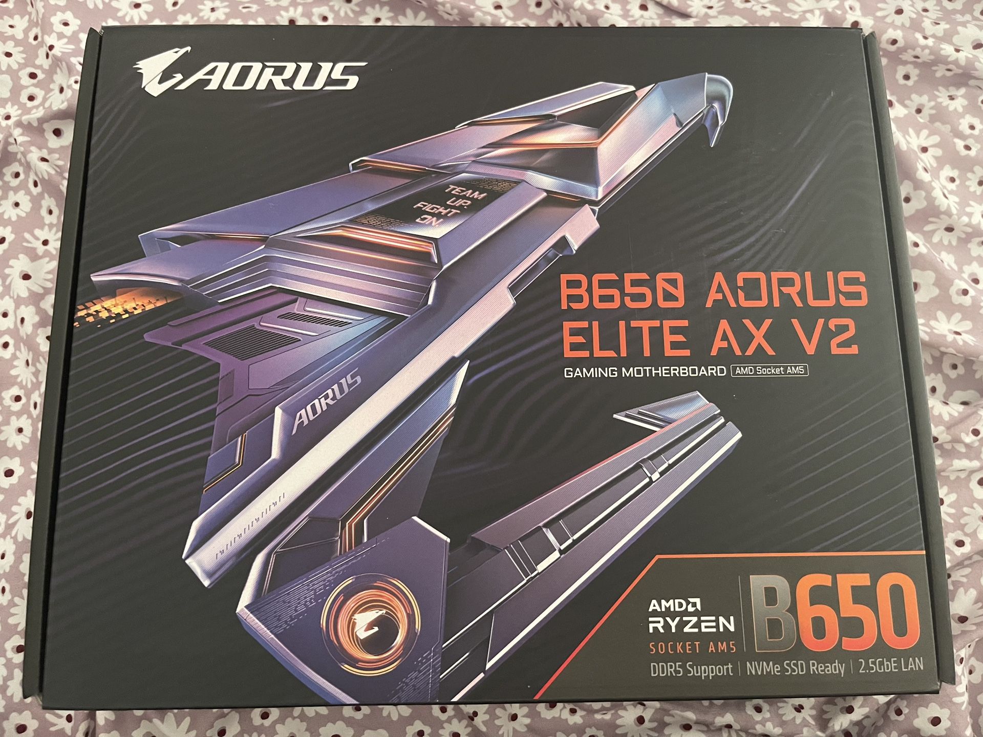 GIGABYTE B650 AORUS Elite AX V2 (AM5/ LGA 1718/ AMD/ B650/ ATX/ DDR5/ Triple M.2/ PCIe 5.0/ USB 3.2 Gen2X2 Type-C/WiFi 6E/ 2.5GbE LAN