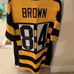 Steelers Bumblebee Antonio Brown Signed Jersey for Sale in