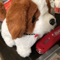 Battery operating talking puppy
