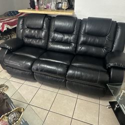 Sofa Reclinable De 3 Plazas 