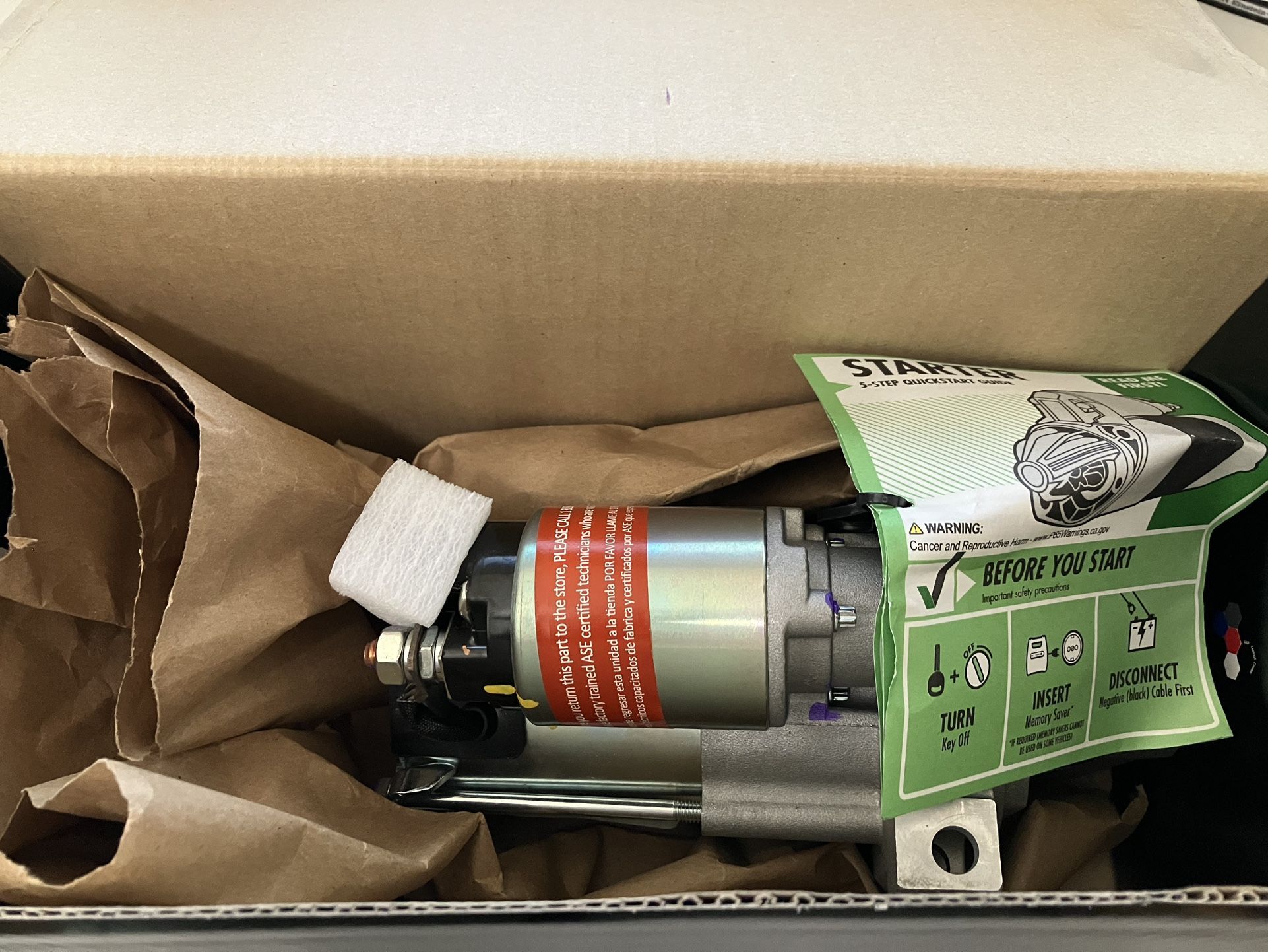 6970SN Carquest Professional Starter: New - Chevy GMC Hummer