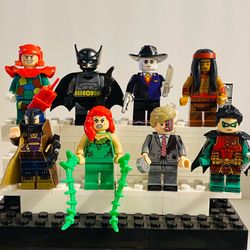 Batman Gotham City Citizens Minifigures DC Set | New Custom LEGO Compatible Toys