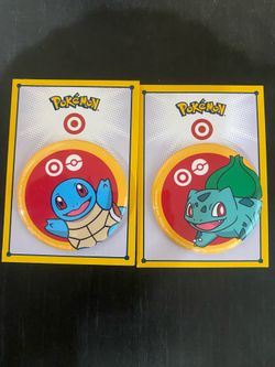 Pokémon x Target 30th Anniversary BULBASAUR squirtle button Pin Promo Limited Ed