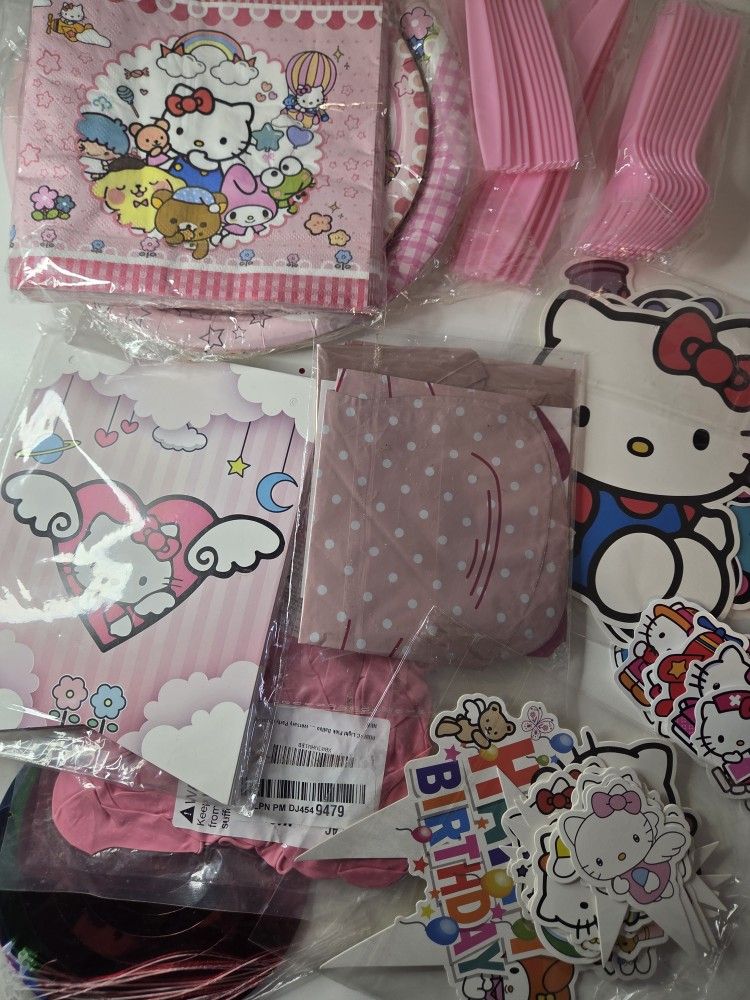 #3 Hello Kitty Birthday Party Supplies  NEW 