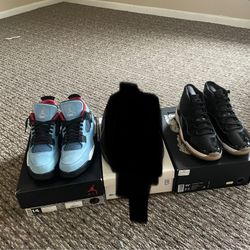 Jordan 11 Space Jam Size 11.5 And Jordan 4 Travis Scott Size 14