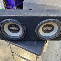 Kicker 12" Subs In Sealed Box