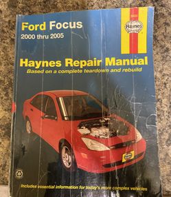 Haynes Repair Manual  (2000-2005) Ford  Focus 