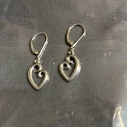 James Avery Mothers Love Dangle Earrings 