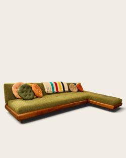 Rare Vintage MCM Adrian Pearsall Model 1600-S “Boomerang” Sectional for Craft Associates | Newly Reupholstered