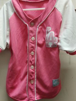 Girls Pink/White Jersey