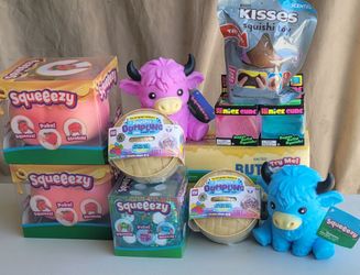 Squeeezy, NeeDoh, and Hershey's Squishy Fidget Toys $10 each