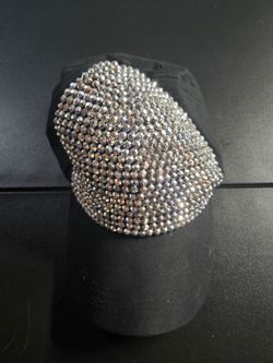 Rhinestone Strapback Hat