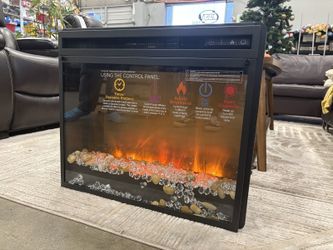 ASHELY FURNITURE 23” Electric Infrared Fireplace Insert Model # EF16-23