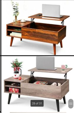 Lift Top Coffee Table with Hidden Storage