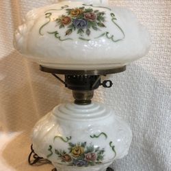 Vintage Hurricane Globe Lamp
